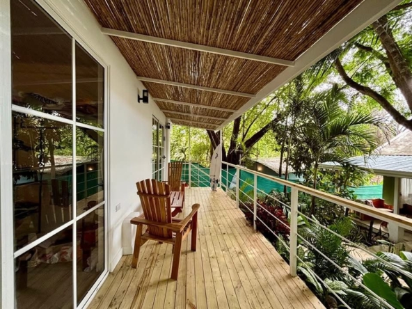 Open deck Casa Mimi in Malpaís beach house for sale